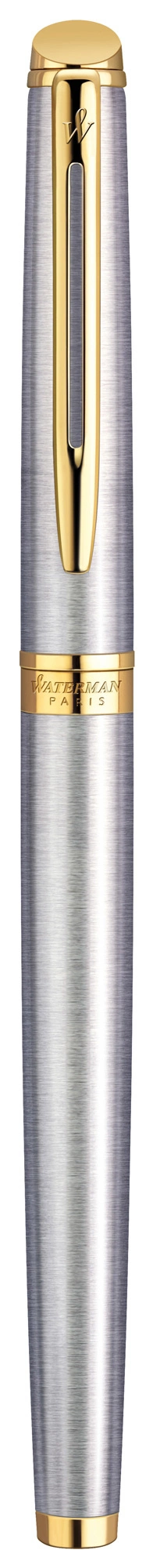 Ручка роллер Waterman Hemisphere (S0920350) Steel GT F черн. черн. подар.кор.