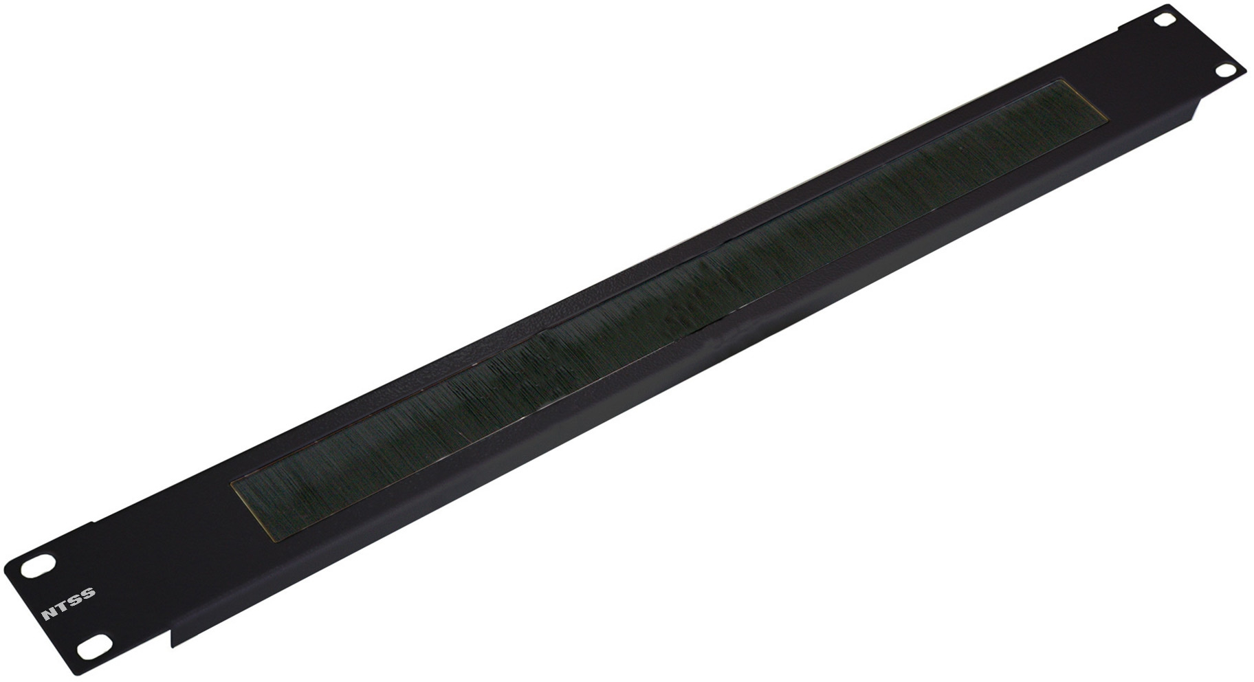 Кабельный органайзер горизонтальный NTSS NTSS-BO-1U-BL односторонний щетки 1U шир.:19"