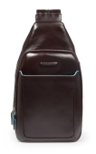 Рюкзак слинг мужской Piquadro Blue Square CA4827B2/MO коричневый кожа