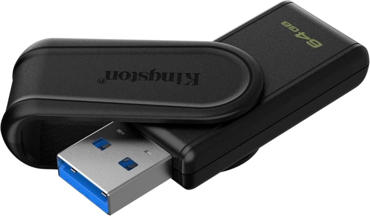 Флеш Диск Kingston 64GB DataTraveler Exodia S DTXS/64GB USB3.0 черный