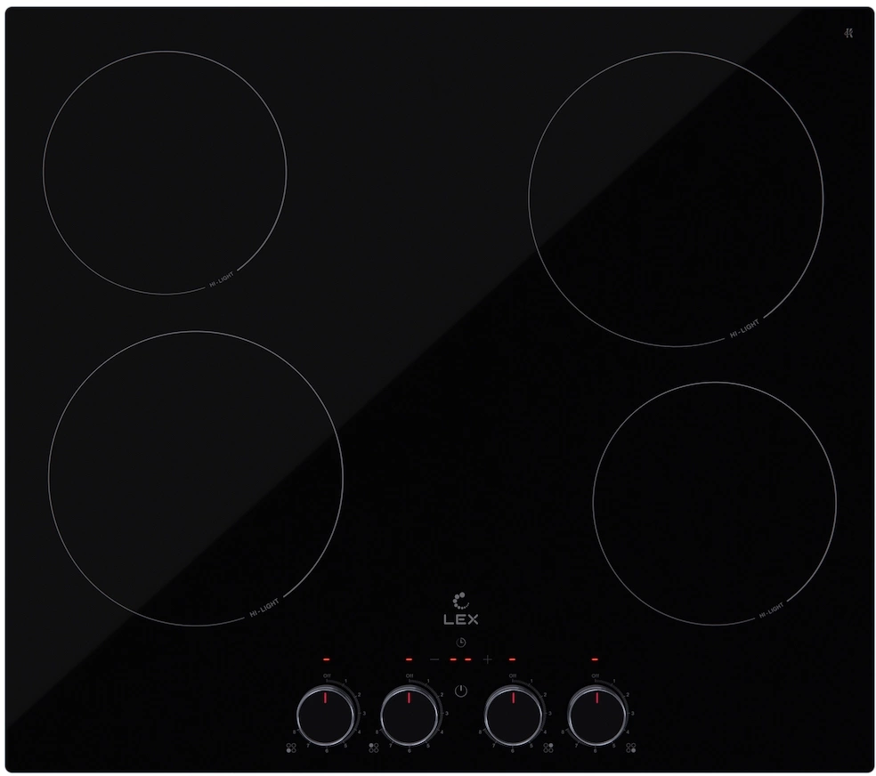 Варочная поверхность Lex EVH 6040 M BL черный