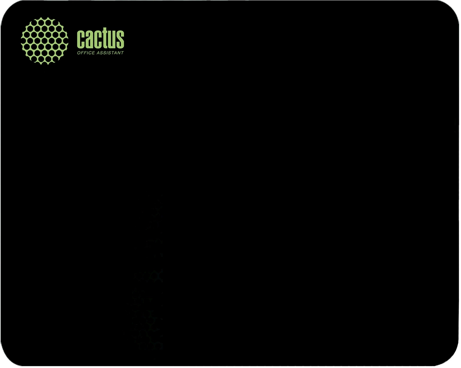 Коврик для мыши Cactus Black черный 220x180x2мм (CS-MPC-P01XS)