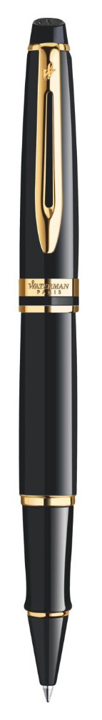 Ручка роллер Waterman Expert 3 (CWS0951680) Black Laque GT F черн. черн. подар.кор.