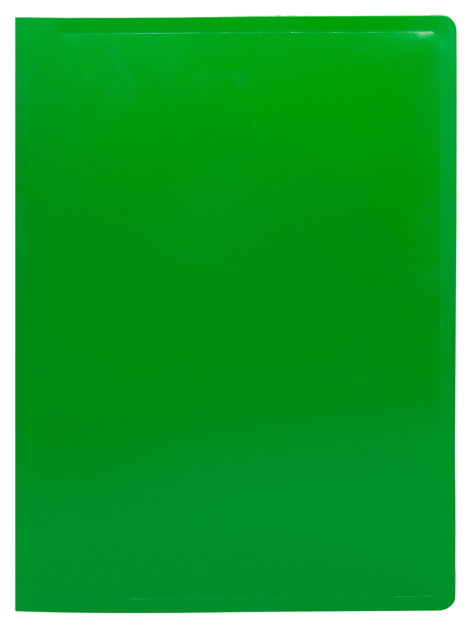 Папка метал.зажим Buro -ECB04CGREEN A4 пластик 0.5мм зеленый