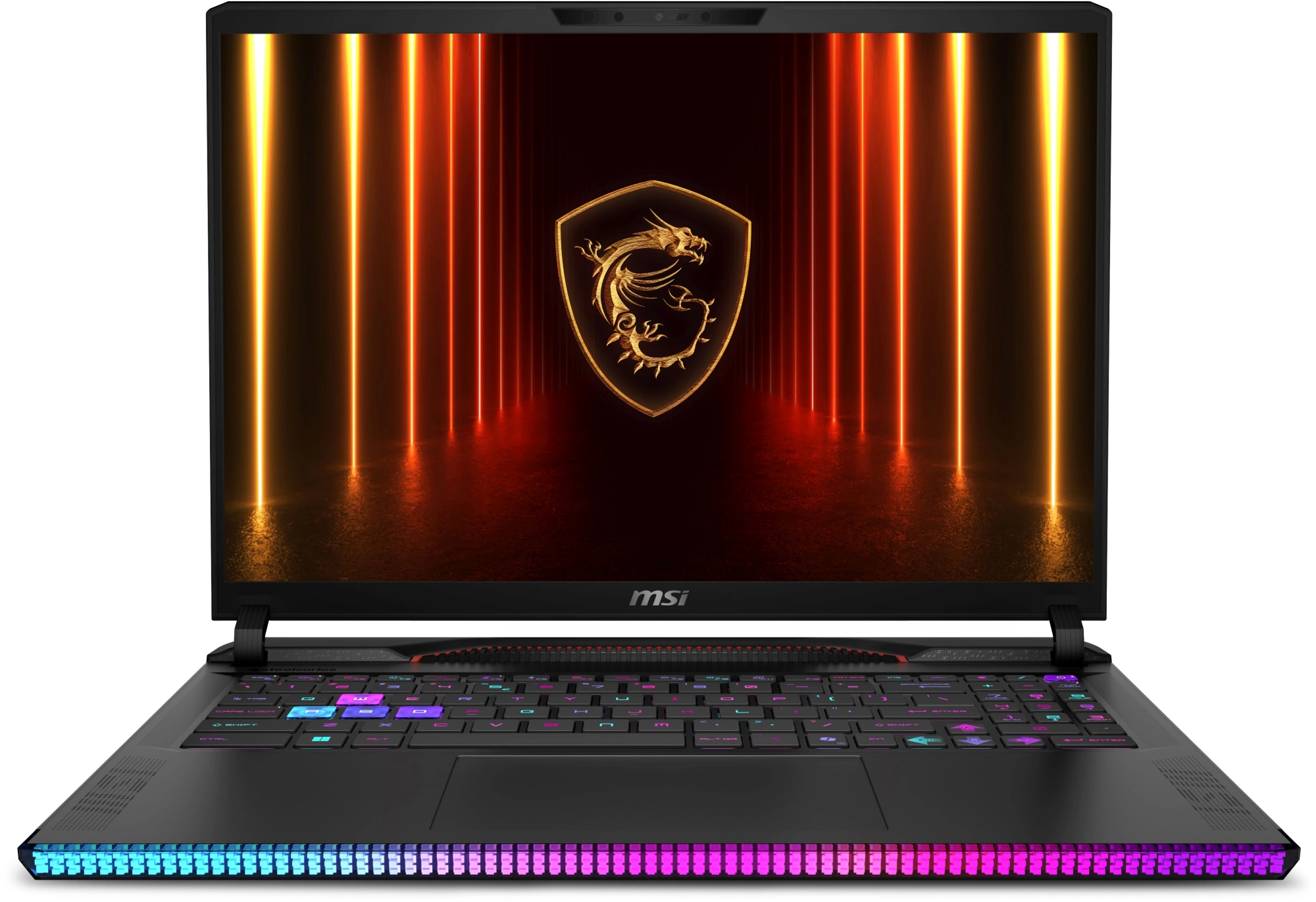Ноутбук MSI Raider 16 HX AI A2XWHG-814XRU Core Ultra 7 255HX 32Gb SSD1Tb NVIDIA GeForce RTX5070Ti 12Gb 16" IPS QHD+ (2560x1600) FreeDOS black WiFi BT Cam (9S7-15M361-814)