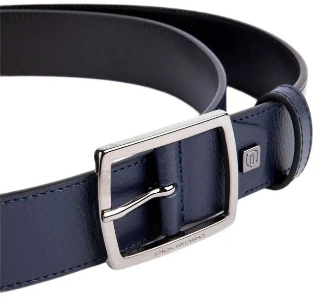 Ремень мужской Piquadro Modus CU6744MOS/BLU 125х3.5см синий натур.кожа
