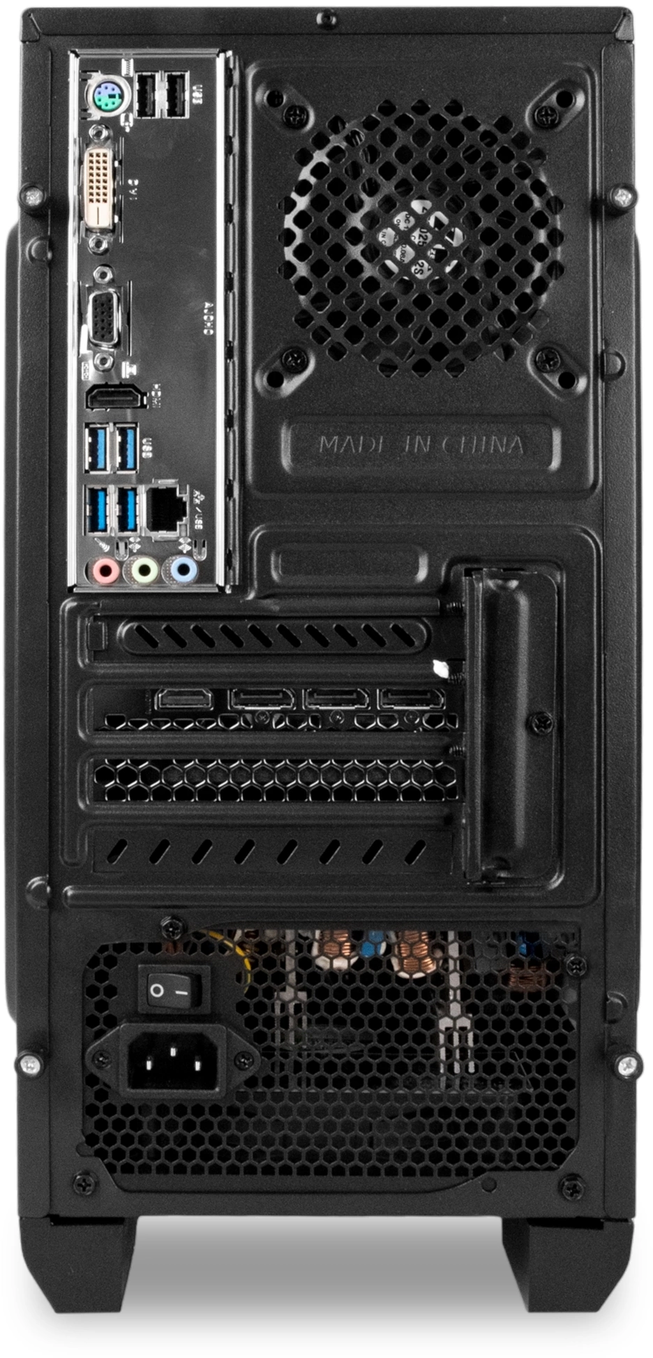 ПК IRU Game 310H6GE MT i5 12400F (2.5) 32Gb SSD1Tb RTX3060 12Gb FreeDOS GbitEth 500W черный (2000614)