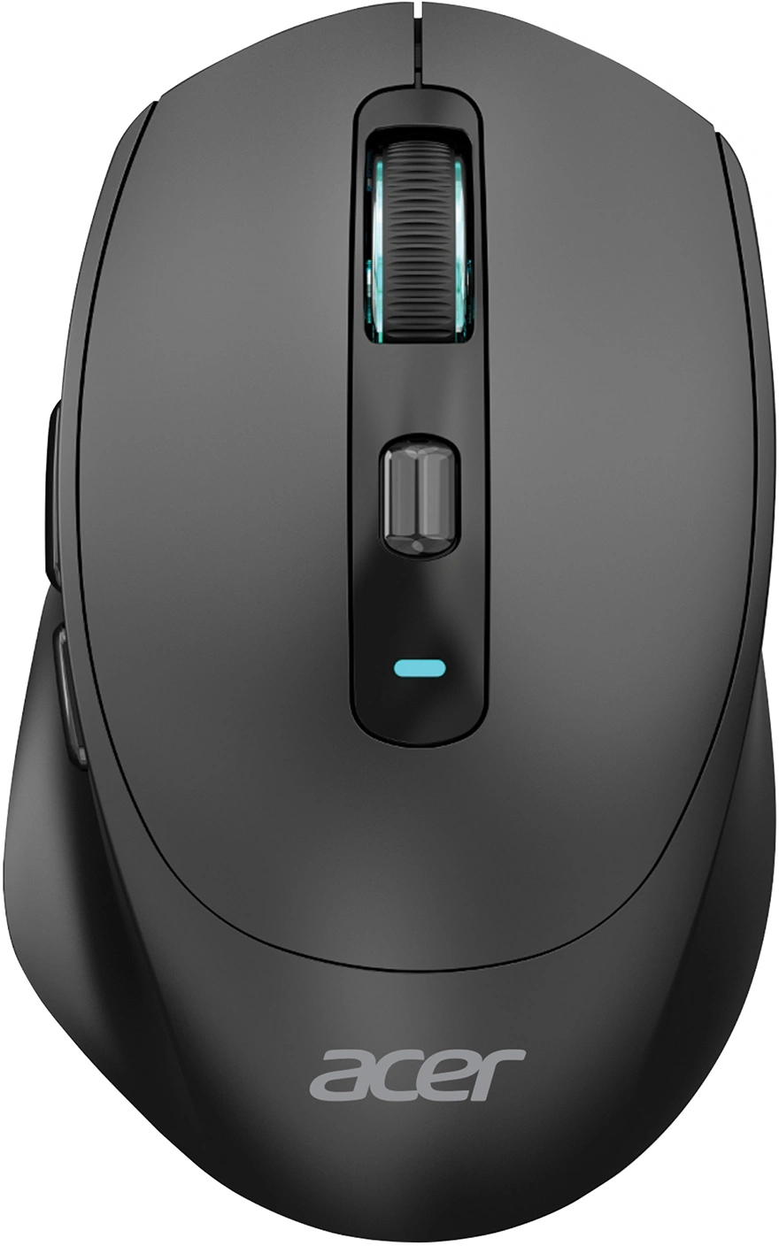 Мышь Acer OMR504 черный оптическая 3200dpi silent беспров. BT/Radio USB 4but (ZL.MCE11.01D)