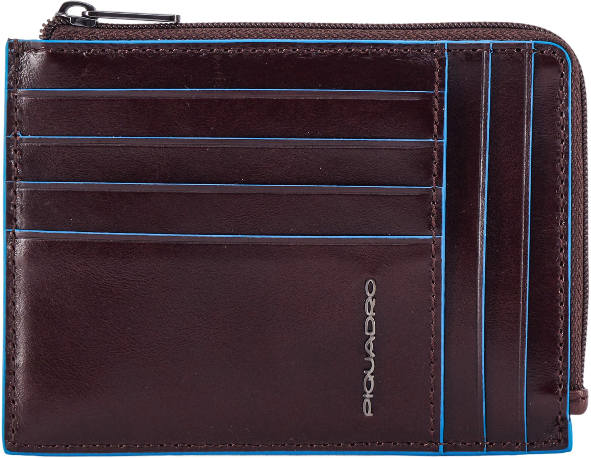 Чехол для кредитных карт Piquadro Blue Square PU1243B2R/MO коричневый натур.кожа