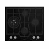 Газовая варочная поверхность Hotpoint HGMTS 643 BL черный