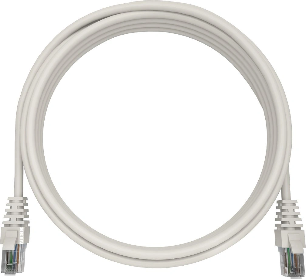 Патч-корд NTSS NTSS-PC-UTP-RJ45-5e-0.15-LSZH-WT UTP RJ-45 вил.-вилка RJ-45 кат.5E 0.15м белый LSZH 26AWG