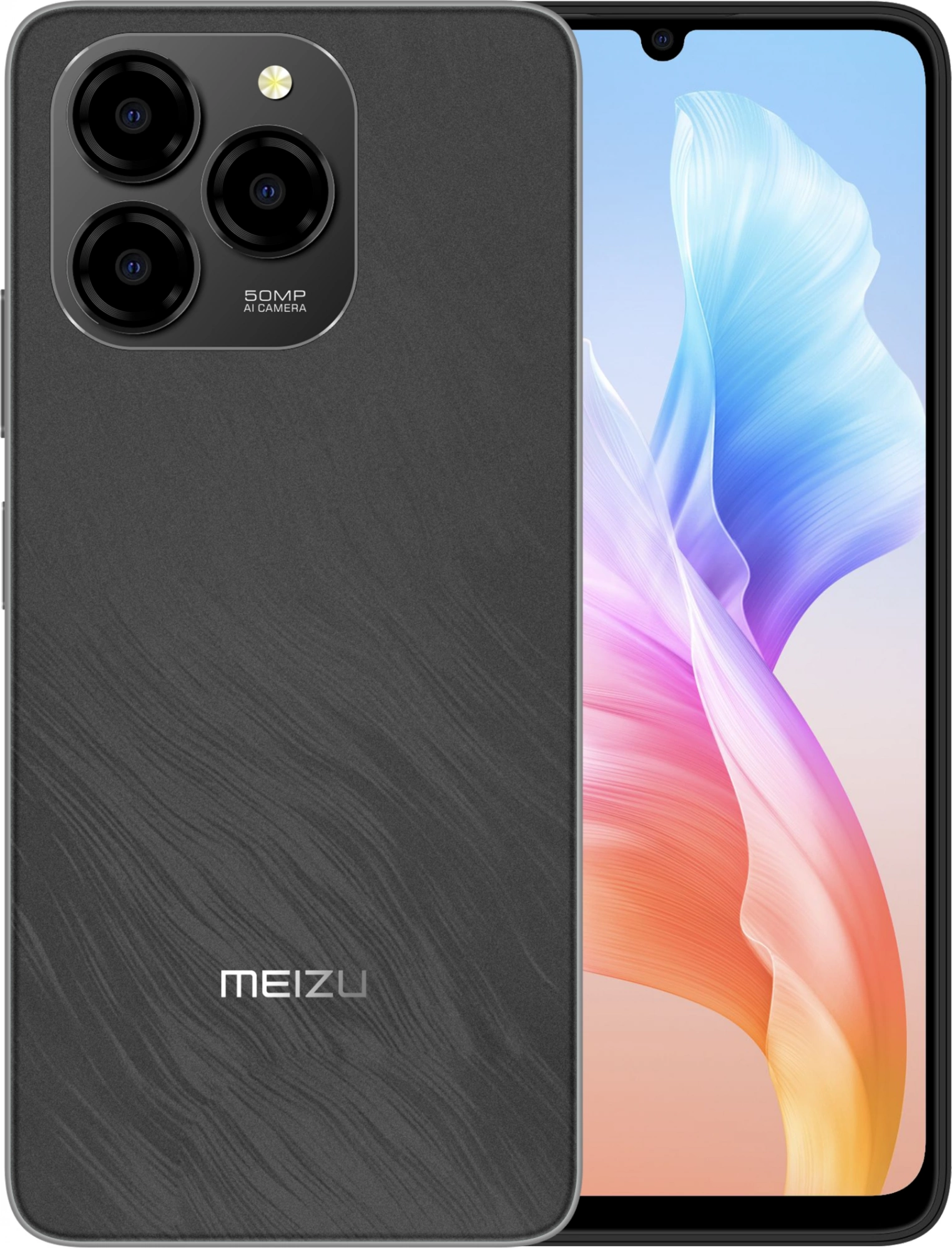 Смартфон Meizu M411H Note 21 256Gb 4Gb черный моноблок 3G 4G 2Sim 6.74" 720x1600 Android 14 50Mpix 802.11 a/b/g/n/ac GPS GSM900/1800 GSM1900 TouchSc microSD