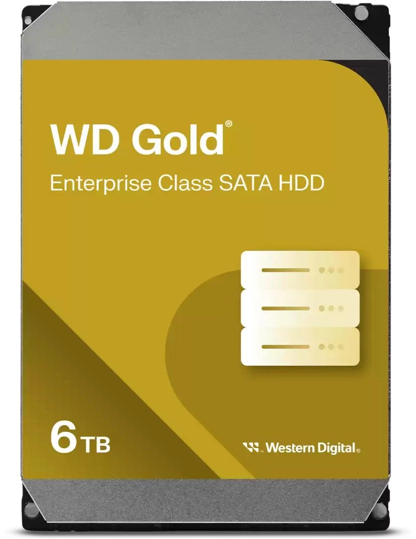 Жесткий диск WD SATA-III 6TB WD6004FRYZ Desktop Gold 512E (7200rpm) 256Mb 3.5"