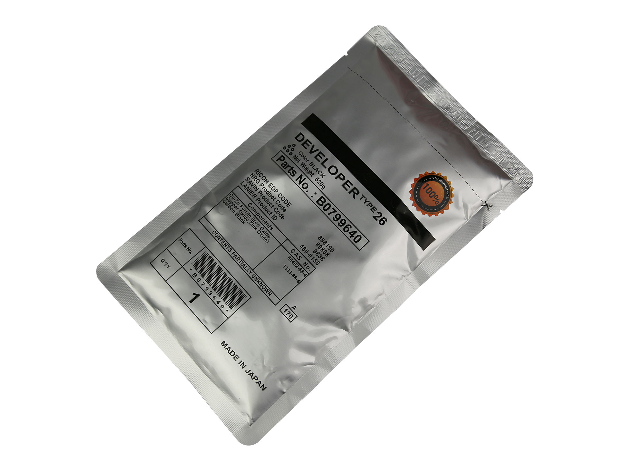 Девелопер Cet CET6832N (B079-9640) для Ricoh Aficio 1035/1045/2035/2045/3035/3045 200000стр.