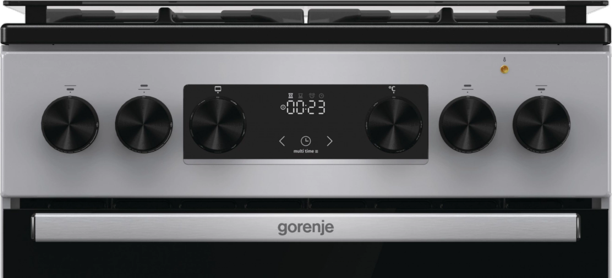 Плита Комбинированная Gorenje GK5C41SF серый (стеклянная крышка) реш.чугун