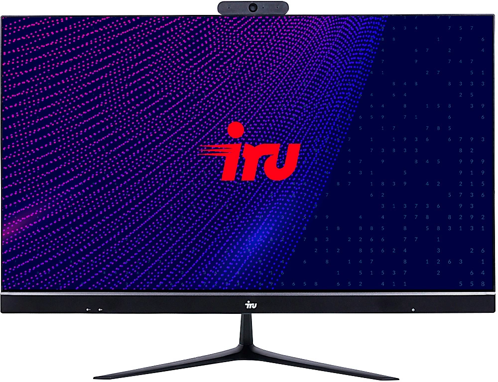 Моноблок IRU Tactio 23PL 23.8" Full HD i5 12400T (2.9) 16Gb SSD512Gb UHDG 730 FreeDOS GbitEth WiFi BT Cam черный 1920x1080 (RUS)