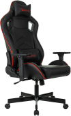 Кресло игровое A4Tech Bloody GC-840 черный сиденье черный эко.кожа с подголов. крестов. металл черный пластик черный (комплект 1шт)
