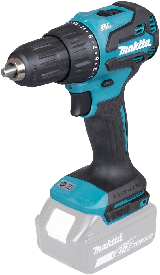Дрель-шуруповерт Makita DHP490Z аккум. патрон:быстрозажимной
