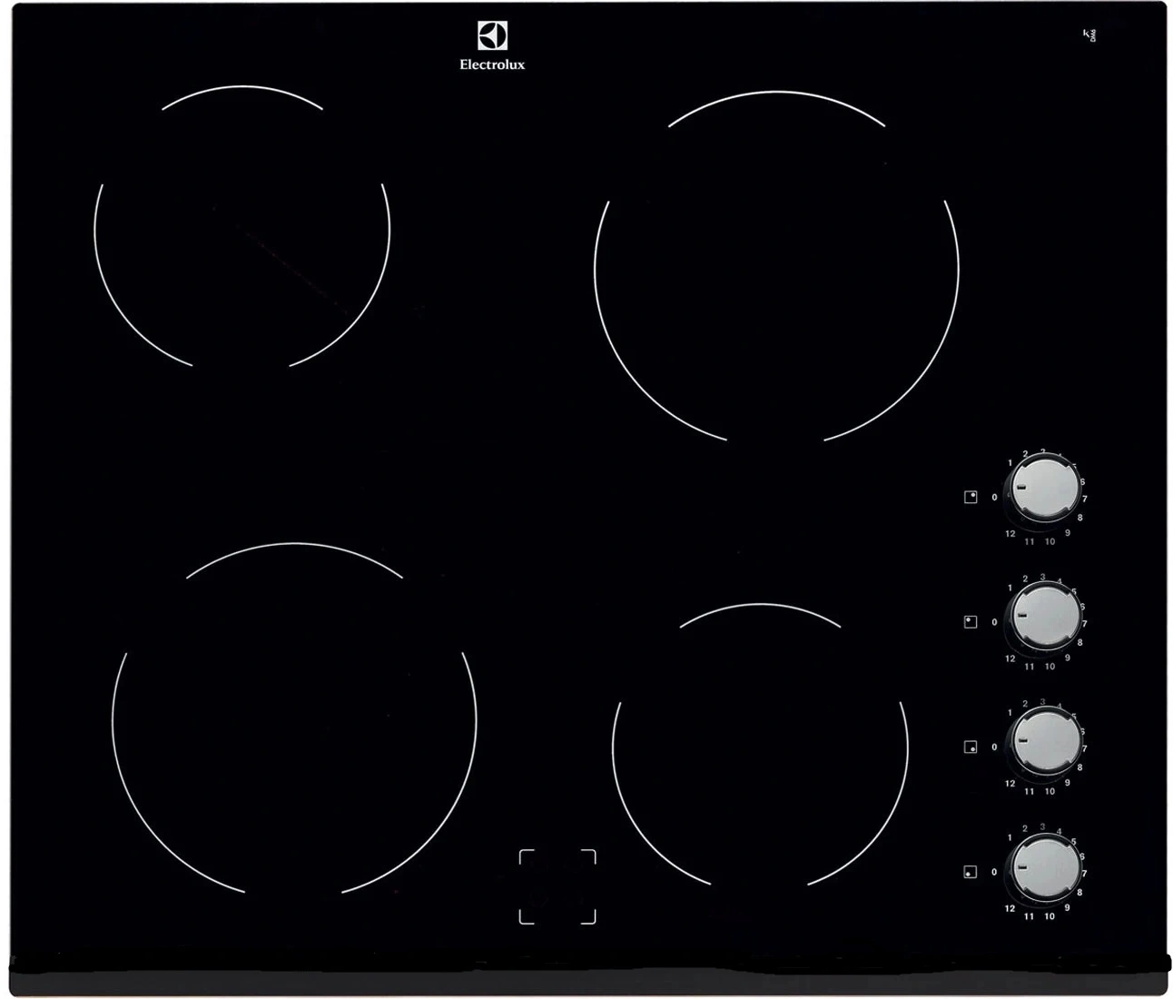 Варочная поверхность Electrolux EHF6140FOK черный Варочная поверхность Electrolux EHF6140FOK черный