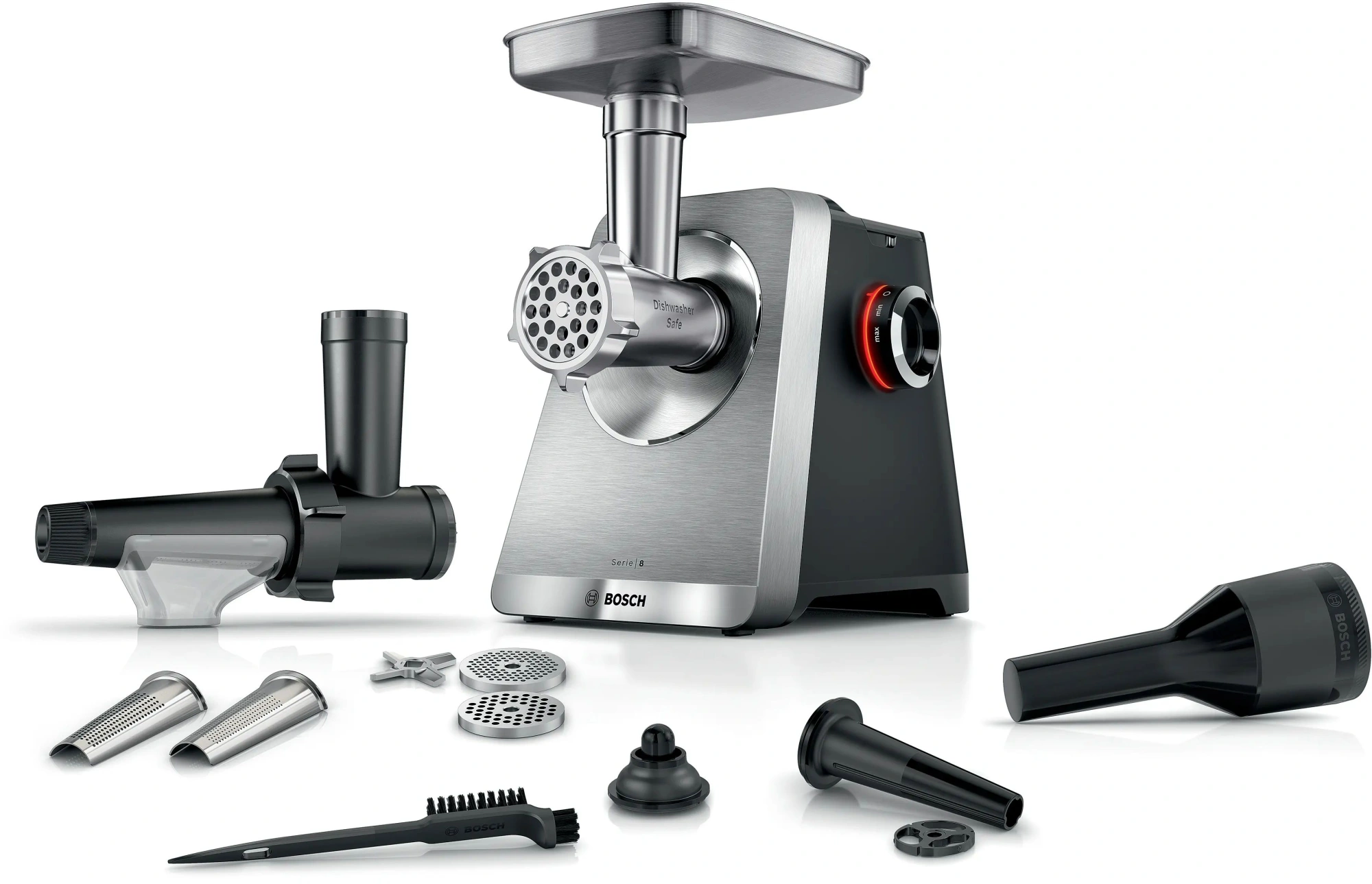 Мясорубка Bosch Series 8 MFWS835M 2500Вт черный