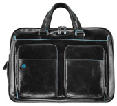 Деловая сумка Piquadro Blue Square CA2765B2/N с отделением для ноутбука 15" черная натур.кожа