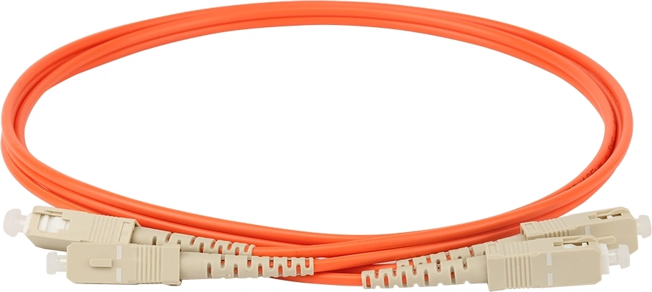 Патч-корд Lanmaster TWT-2SC-2SC/OM2-2.0 2x50/125 OM2 SC-SC 2м ПВХ оранжевый
