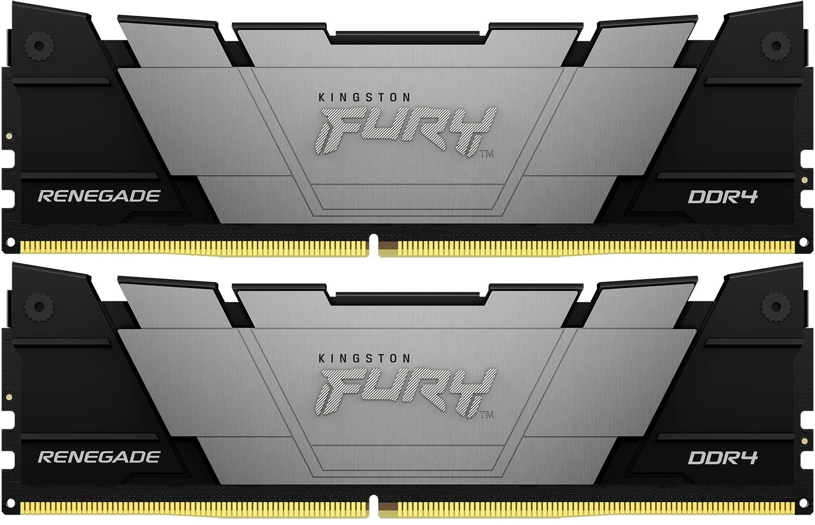 Память DDR4 2x32GB 3200MHz Kingston KF432C16RB2K2/64 Fury Renegade Black RTL Gaming PC4-25600 CL16 DIMM UDIMM 288-pin 1.35В dual rank с радиатором Ret