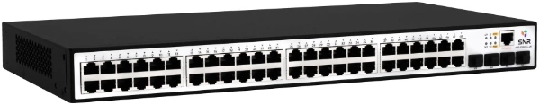 Коммутатор SNR SNR-S2985G-48T (L2) 48x1Гбит/с 4SFP управляемый