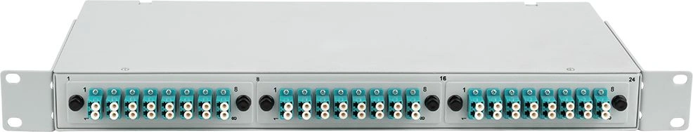 Кросс Suprlan09-0257-4 19" 1U 24xLC дупл. 50/125 OM4
