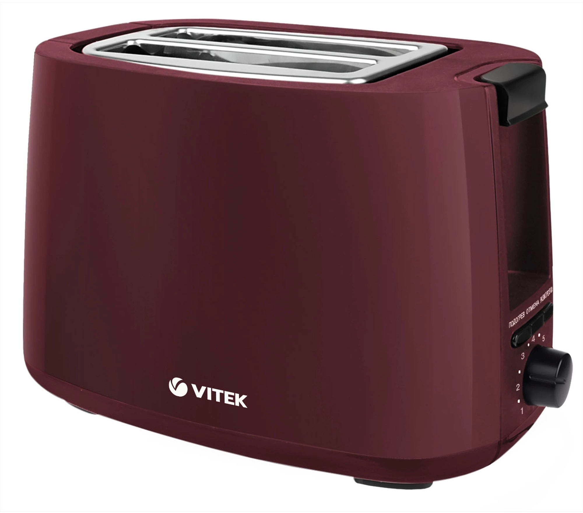 Тостер Vitek Bojole VT-1579 750Вт бордовый