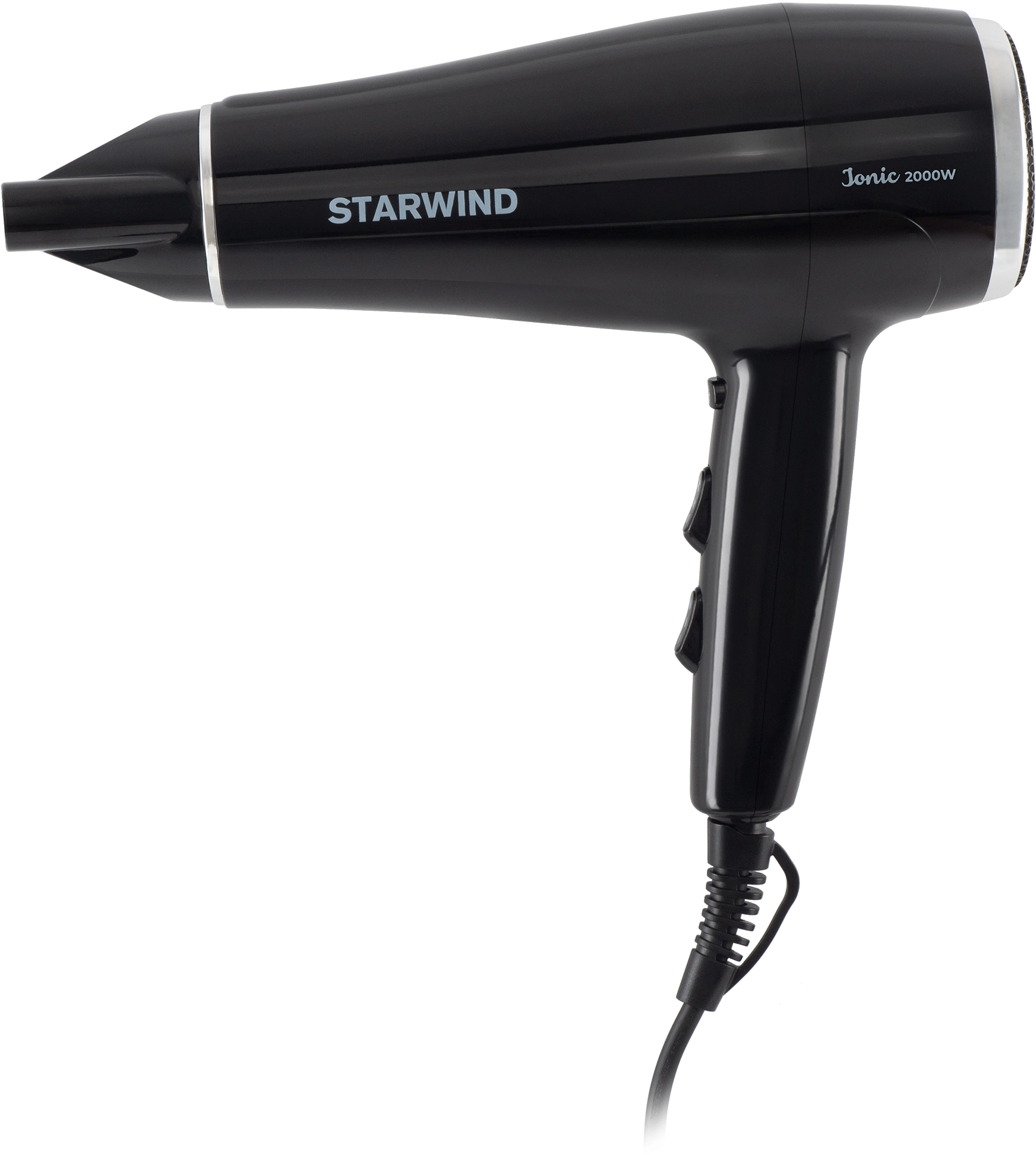 Фен Starwind SHD 7080 2000Вт черный/хром