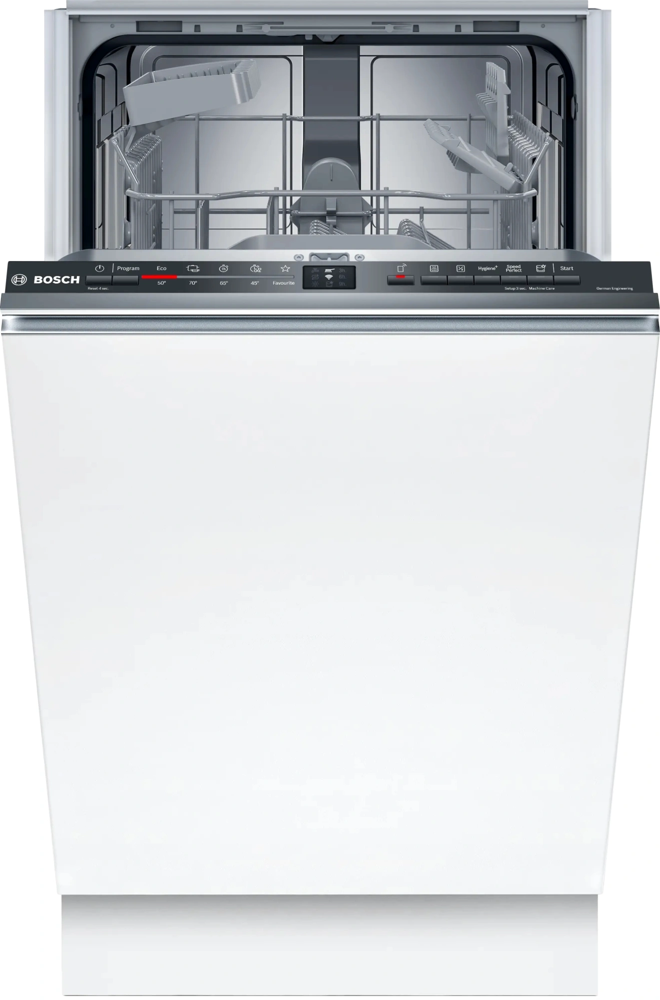 Посудомоечная машина встраив. Bosch Serie 2 SPV2IKX01Q узкая нержавеющая сталь