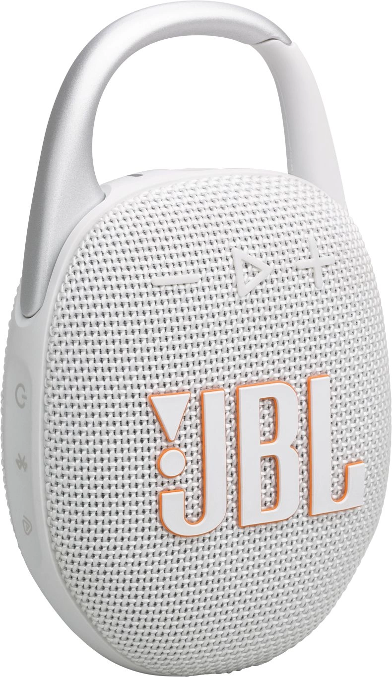 Колонка порт. JBL Clip 5 белый 7W Mono BT 1400mAh