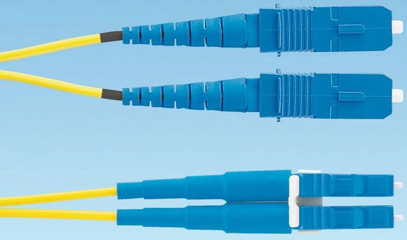 Патч-корд Panduit F92ELLNSNSNM010 2x9/125 OS1/OS2 LC дуплекс-SC дуплекс 10м LSZH желтый