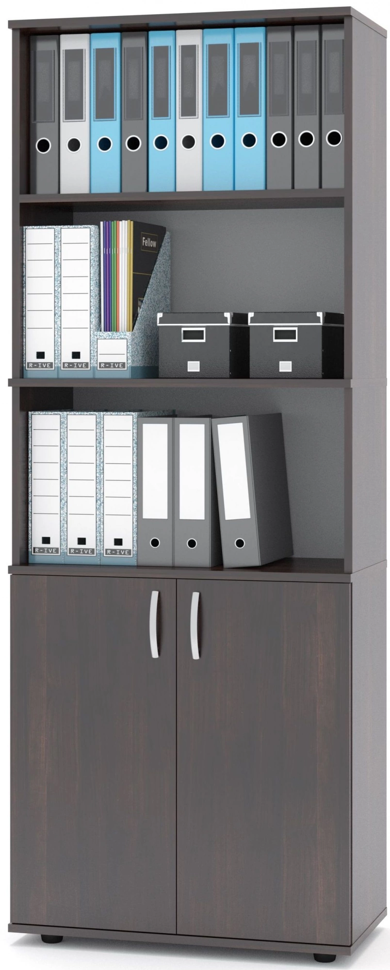 Стеллаж Сокол ШУ-21 пол.:5 1827x682x372мм венге