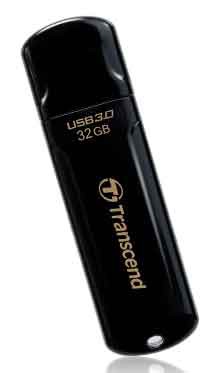 Флеш Диск Transcend 32GB Jetflash 700 TS32GJF700 USB3.0 черный