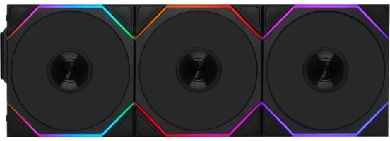 Вентилятор для корпуса Lian-Li Uni Fan TL Wireless 120 ARGB 120х120x28 черный 4-pin 33дБ (упак.:3шт) (G99.12TL1W3B.R0) Ret