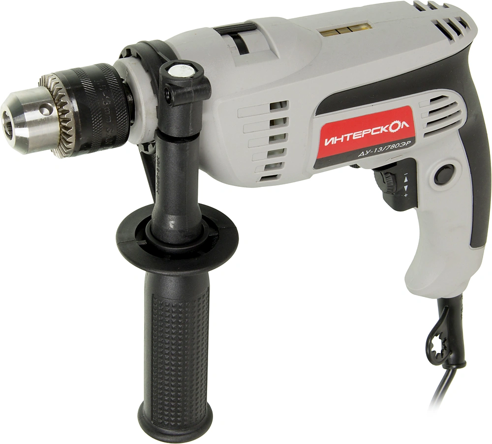 Дрель ударная Интерскол ДУ-13/780ЭР 780Вт патрон:кулачковый реверс (421.1.0.00)