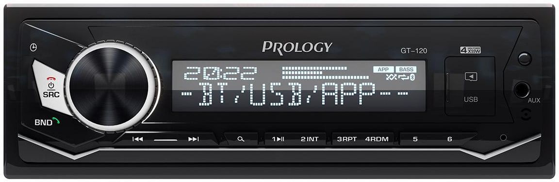 Автомагнитола Prology GT-120 1DIN 4x55Вт v4.2 (PRGT120)