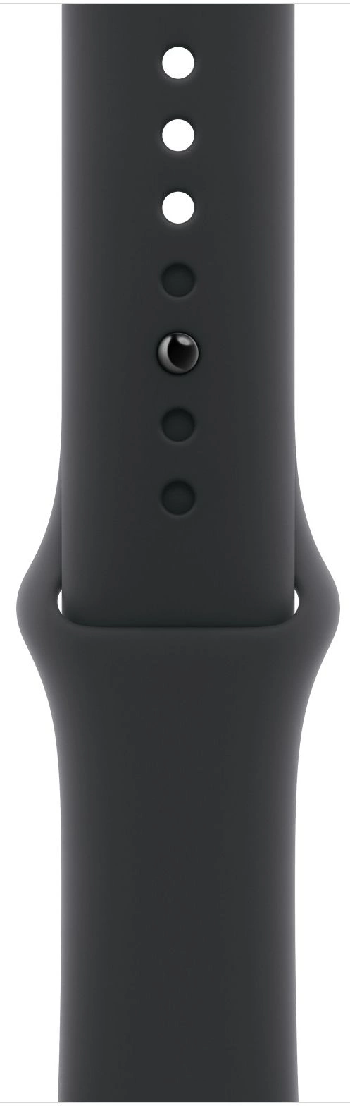 Смарт-часы Apple Watch SE 2024 A2722 40мм OLED корп.темная ночь Sport Band рем.темная ночь разм.брасл.:160-210мм (MXE93LL/A)