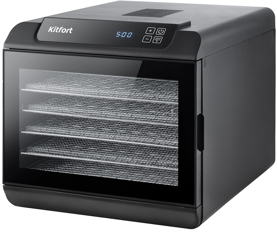 Сушка для фруктов и овощей Kitfort КТ-1904 18под. 500Вт черный