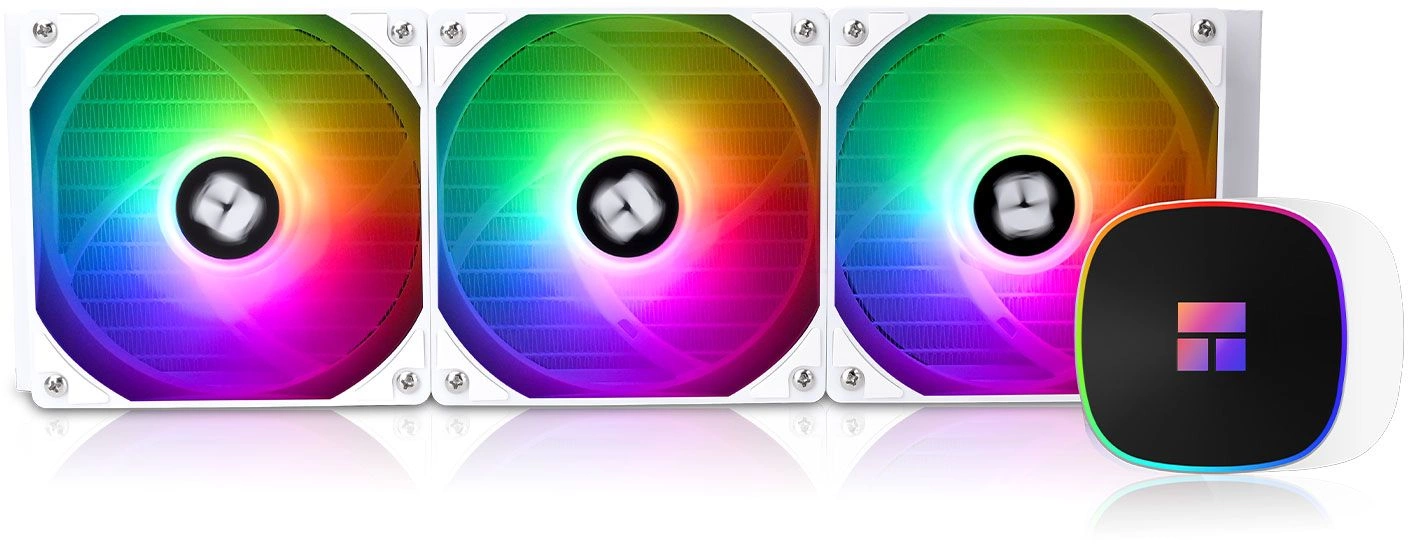 Система водяного охлаждения Thermalright Frozen Horizon 360 V2 ARGB Soc-AM5/AM4/1200/1700/1851 белый 4-pin 29.5dB Al Ret (F-HORIZON-360-WH-V2)