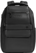 Рюкзак мужской Piquadro Solm CA7020S141/N черный натур.кожа