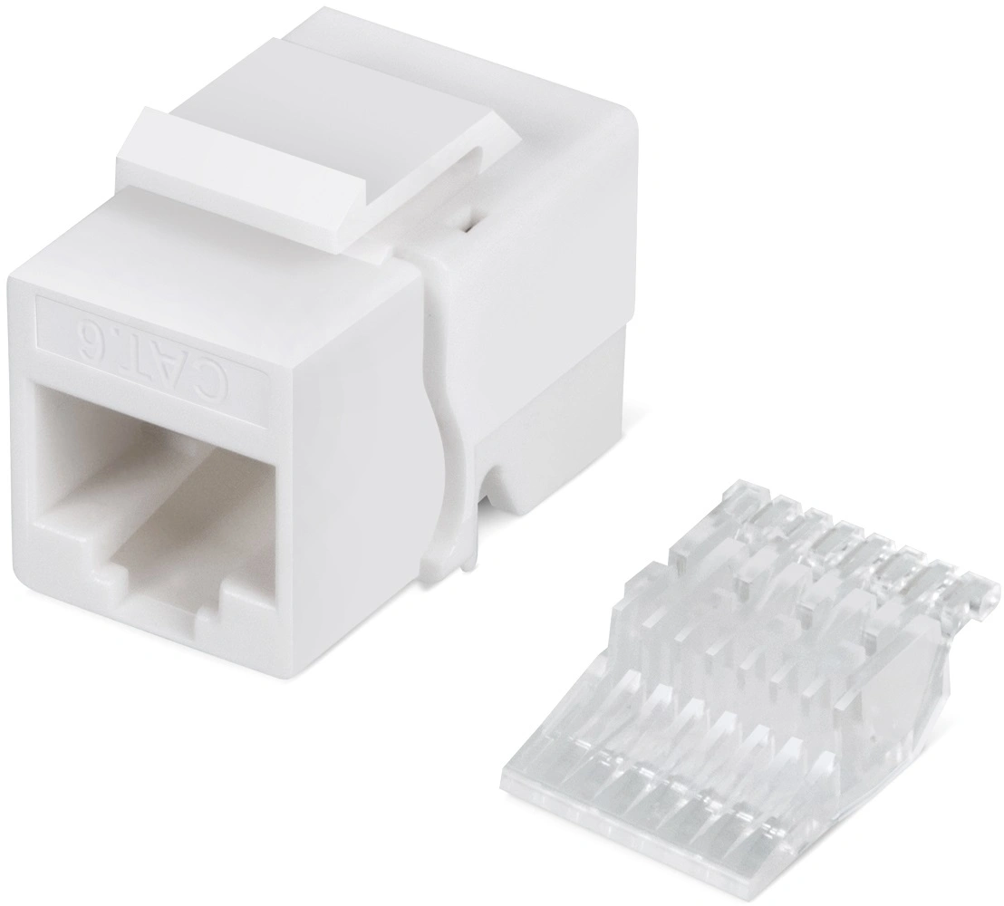 Модуль Cabeus KJ-RJ45-CAT.6-TOOLLESS информ. KeystoneRJ45 кат.6 UTP бел.