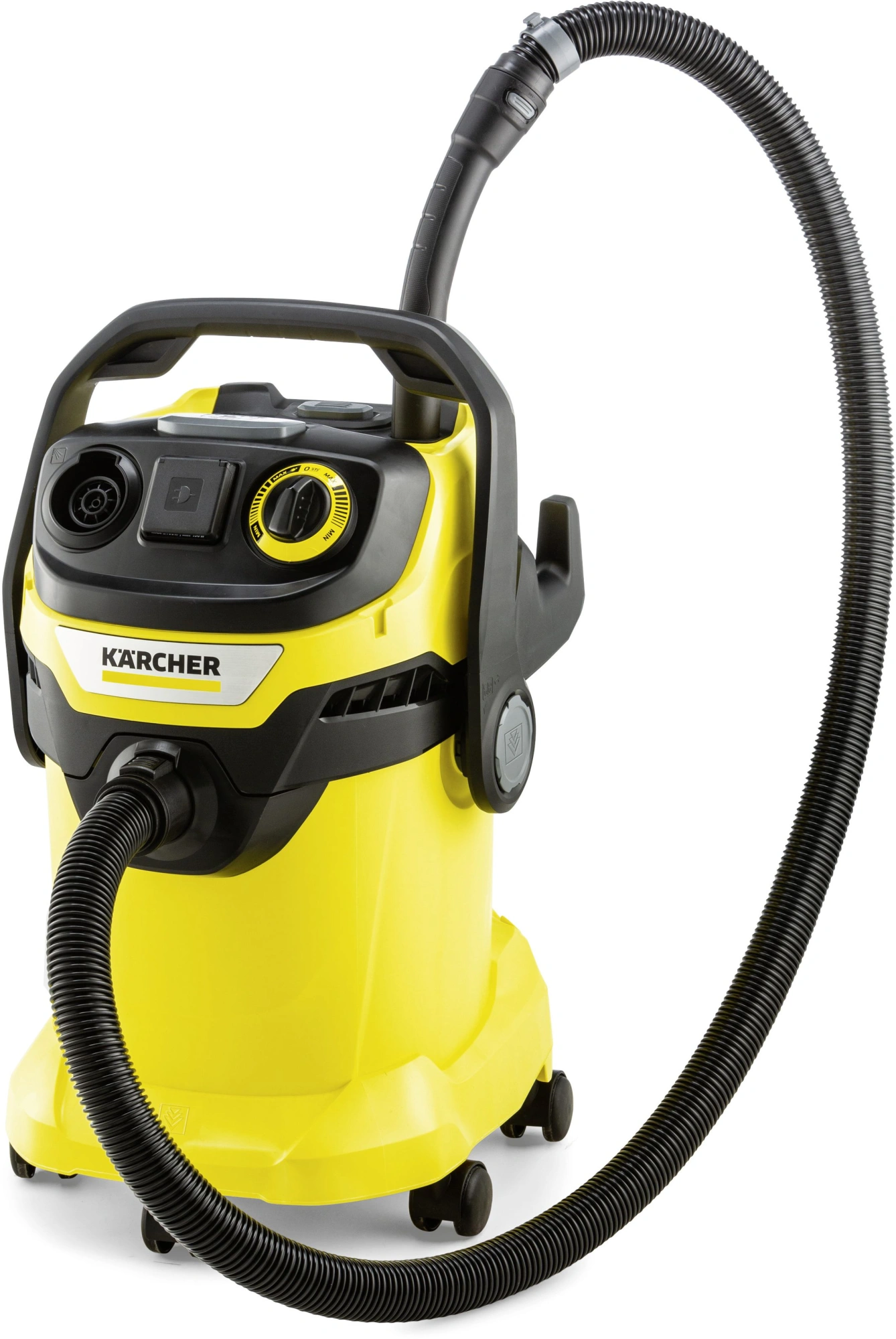 Строительный пылесос Karcher WD 6 P V-25/8/22/T 1300Вт (уборка: сухая/сбор воды/выдув) желтый