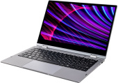 Ноутбук Hiper Slim H1306O582DM Core i5 1235U 8Gb SSD256Gb Intel Iris Xe graphics 13.3" IPS Touch FHD (1920x1080) Free DOS grey WiFi BT Cam