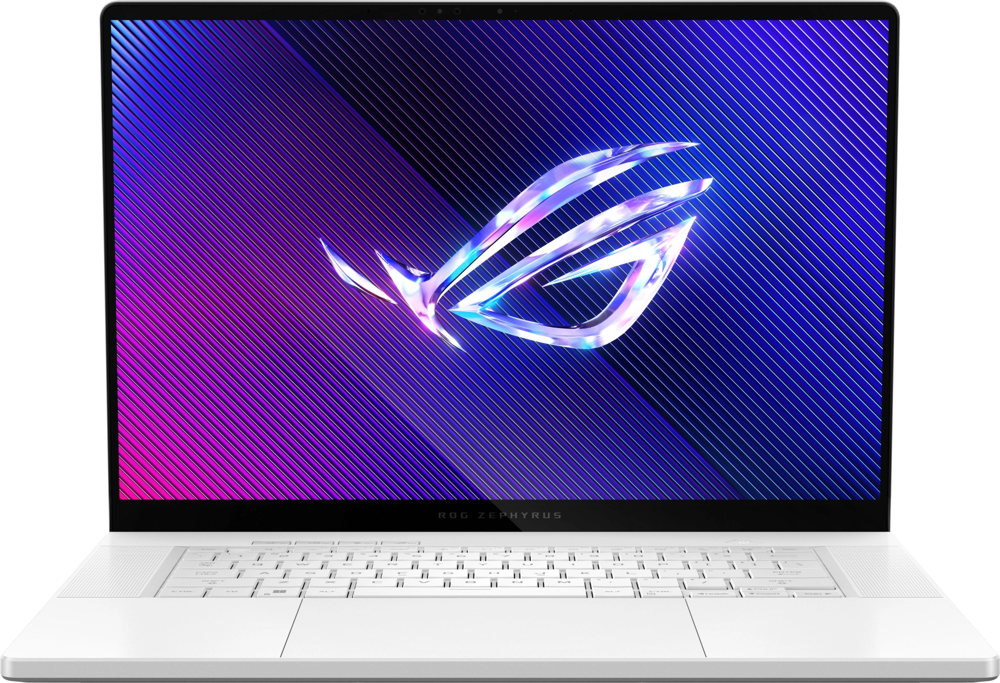 Ноутбук Asus ROG Zephyrus G16 GU605CM-QR082W Core Ultra 7 255H 32Gb SSD1Tb NVIDIA GeForce RTX 5060 8Gb 16" OLED 2.5K (2560x1600) Windows 11 white WiFi BT Cam Bag (90NR0M22-M003X0)