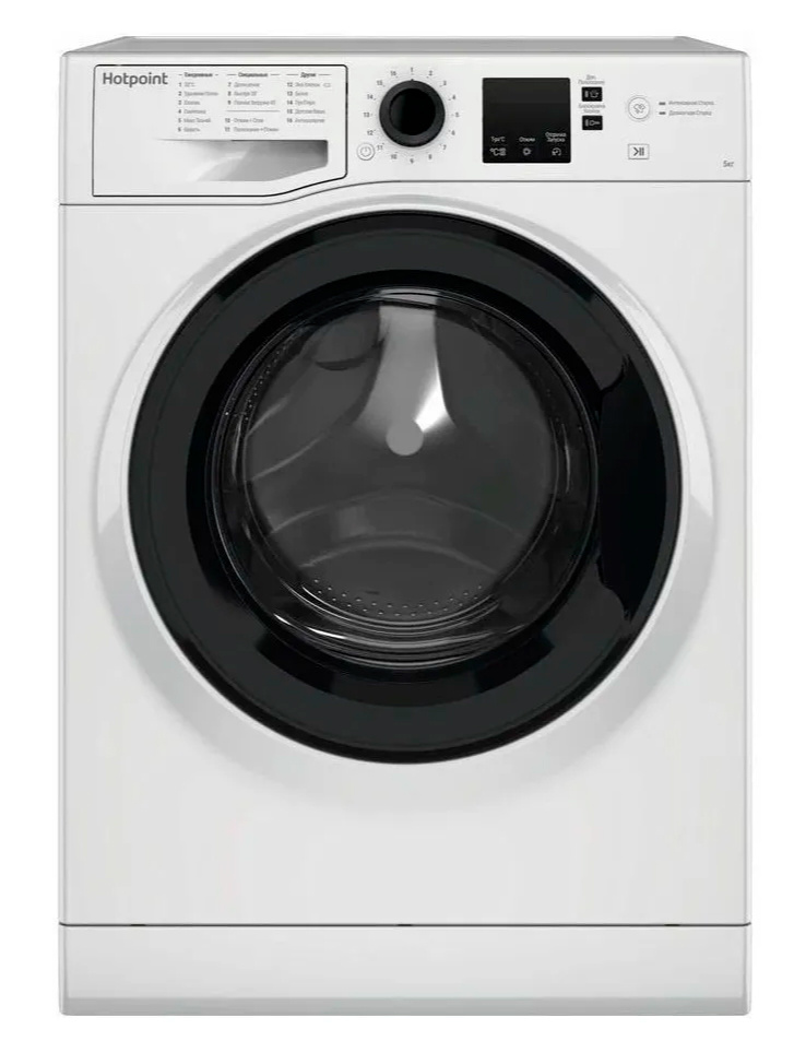 Стиральная машина Hotpoint NSS 5015 K RU класс: A загр.фронтальная макс.:5кг белый