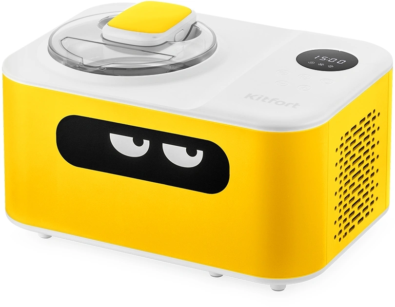 Мороженица Kitfort КТ-1829-1 110Вт 1200мл. желтый/белый