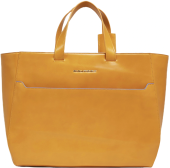 Деловая сумка Piquadro Blue Square BD6680B2/G с отделением для ноутбука 15.6" желтая натур.кожа